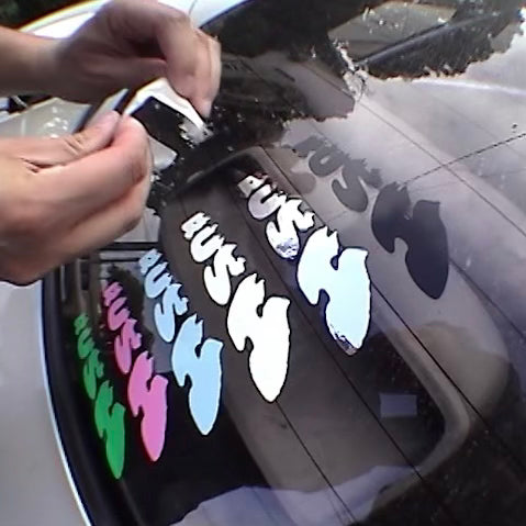 RUSHVHS OG FLAME STICKER