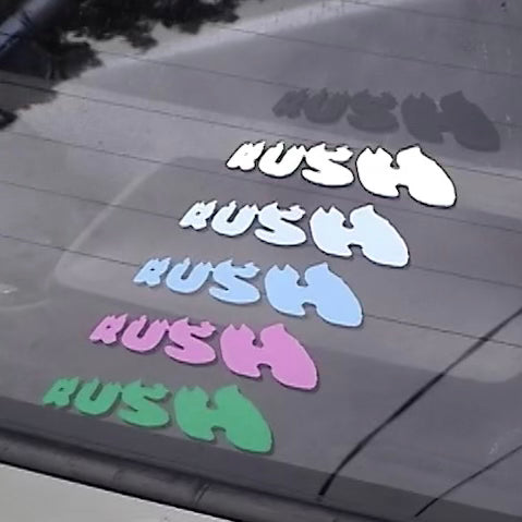 RUSHVHS OG FLAME STICKER