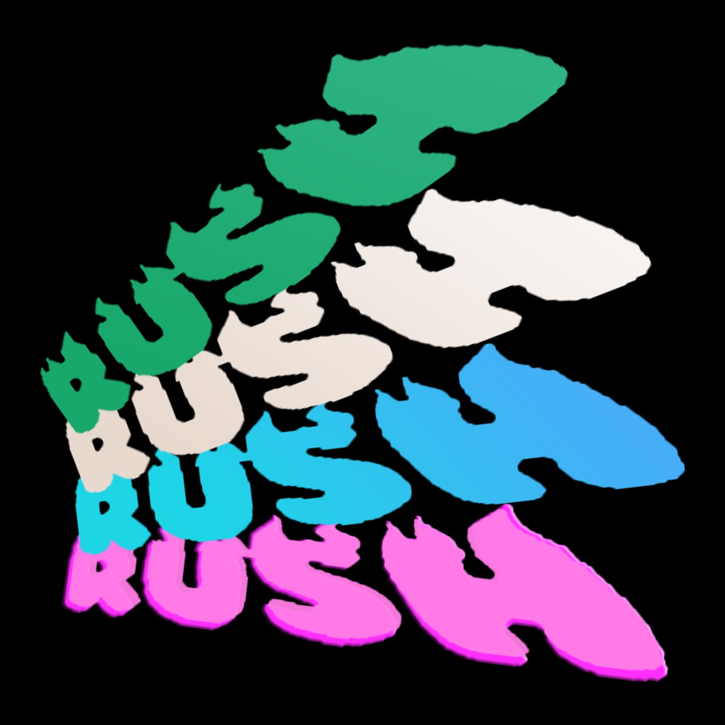 RUSHVHS OG FLAME STICKER